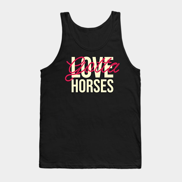 Horses lovers gifts Tank Top by SerenityByAlex